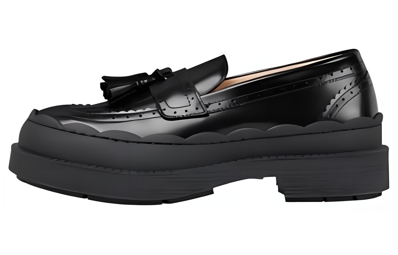 Женские лоферы черные GUCCI