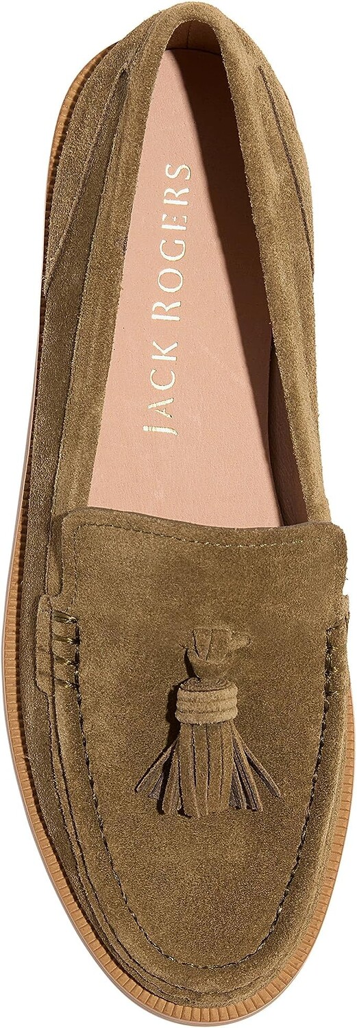 Лоферы Jack Rogers Wells Mid Heel, цвет Cafe Au Lait/Ivory — фото 2