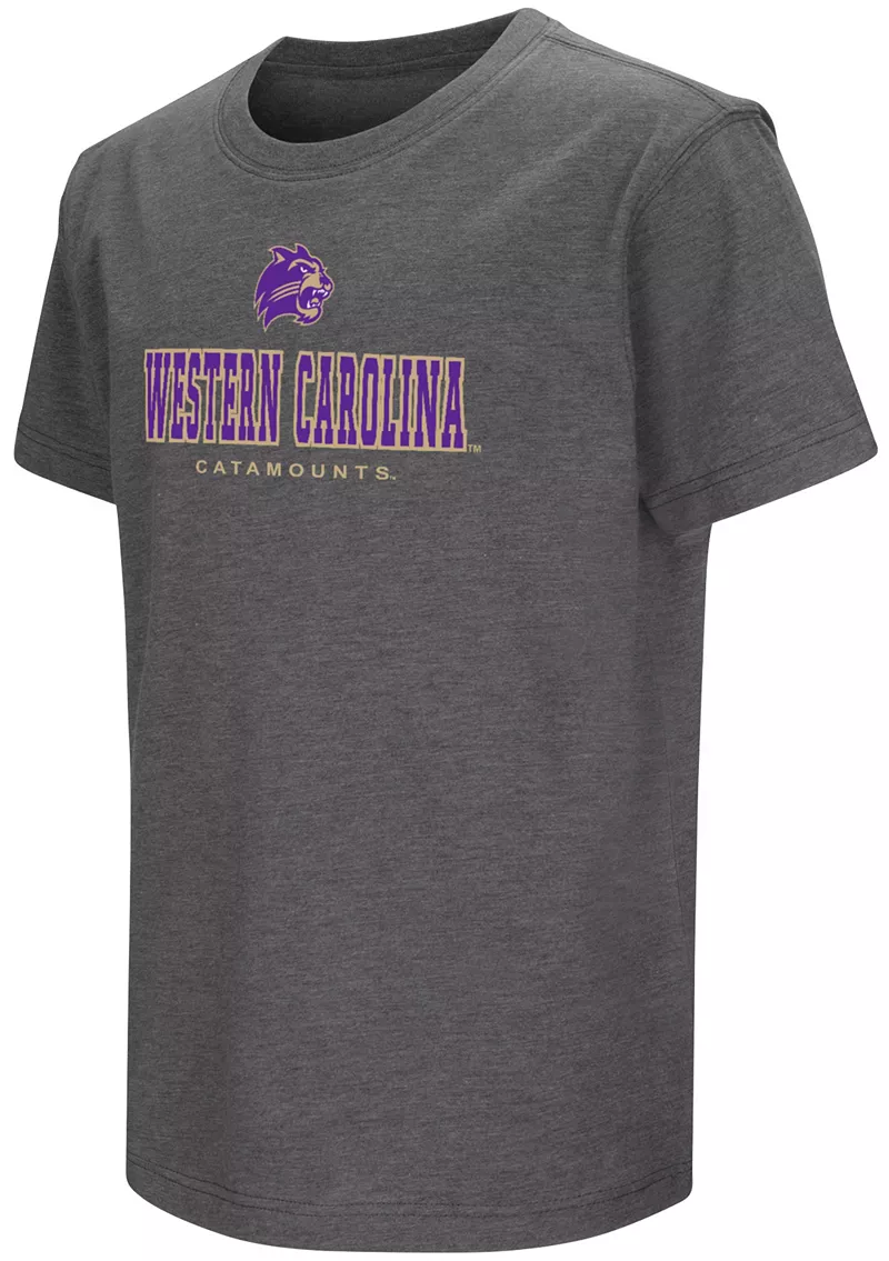 

Серая футболка Colosseum Youth Western Carolina Catmounts