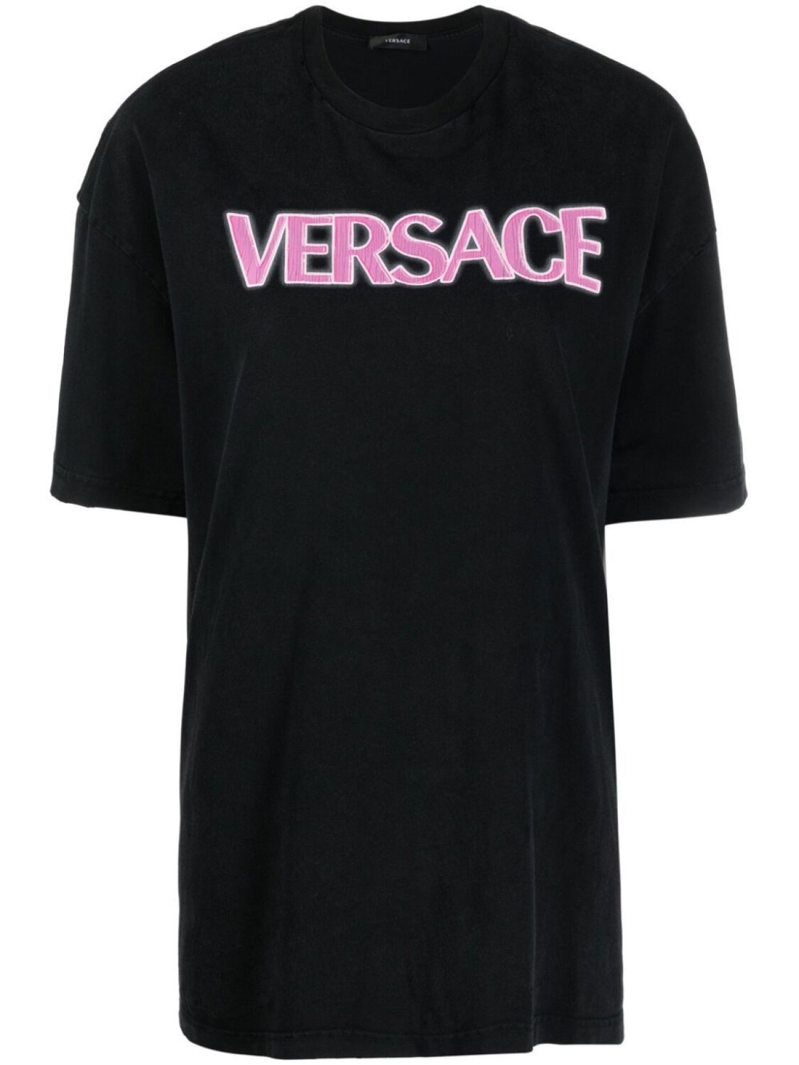 

Versace футболка с логотипом, черный