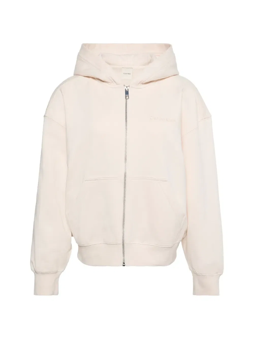 Худи на молнии Calvin Klein, бежевый