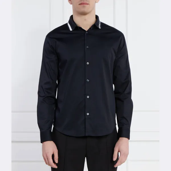 

Рубашка стандартного кроя Armani Exchange, синий
