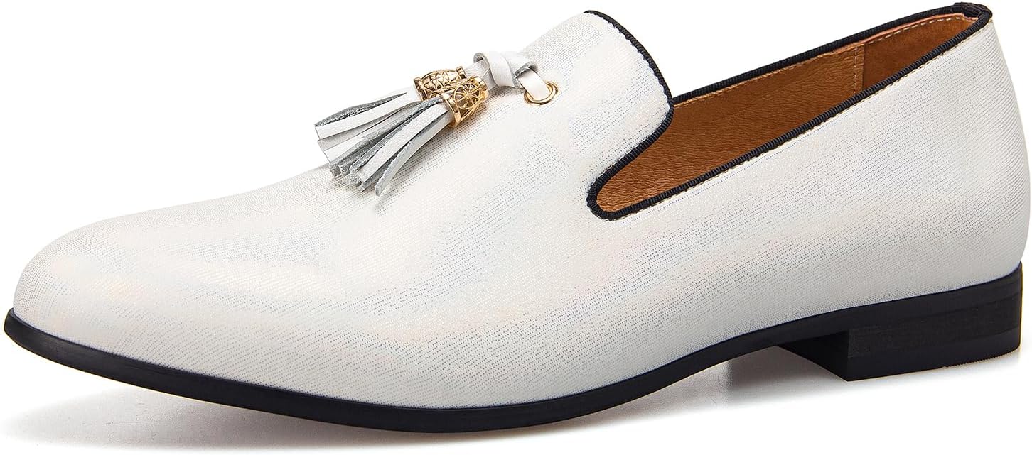 

Мужские модные лоферы JITAI, свадебные туфли, лоферы для мужчин, праздничная обувь, белый