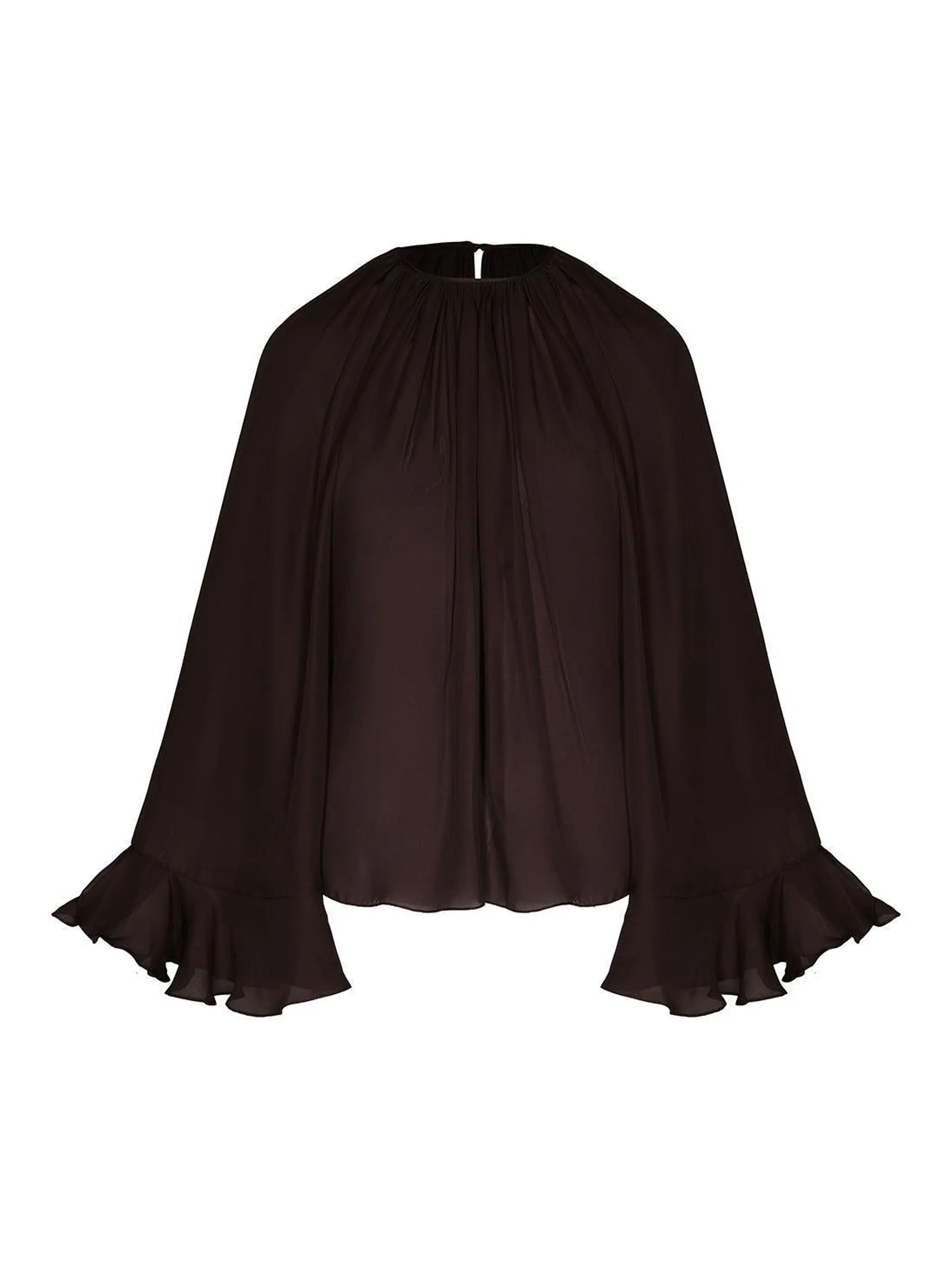 

Блузка с оборчатыми рукавами Johanna Ortiz, красный