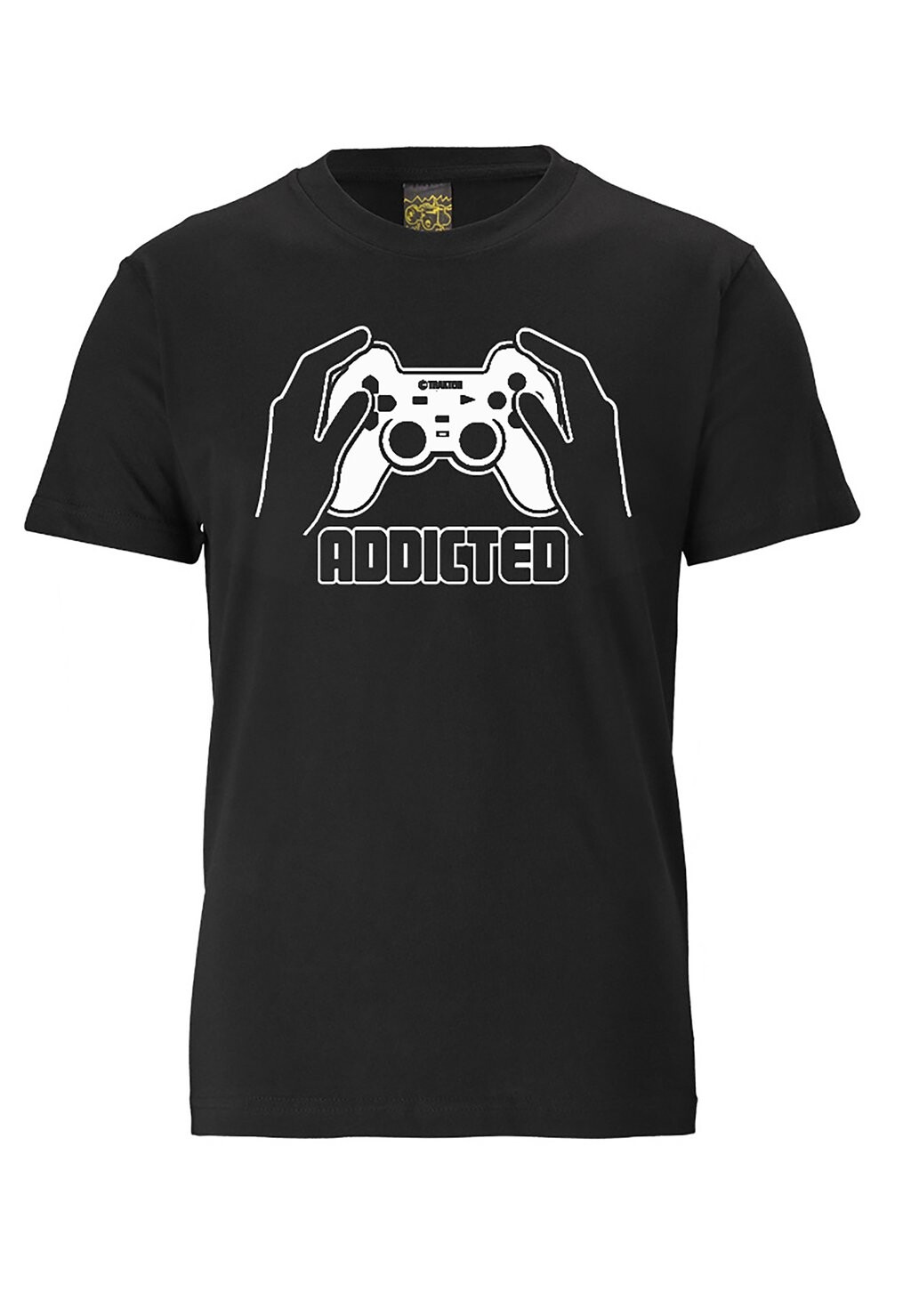 

Футболка с принтом ADDICTED LOGOSHIRT, черный