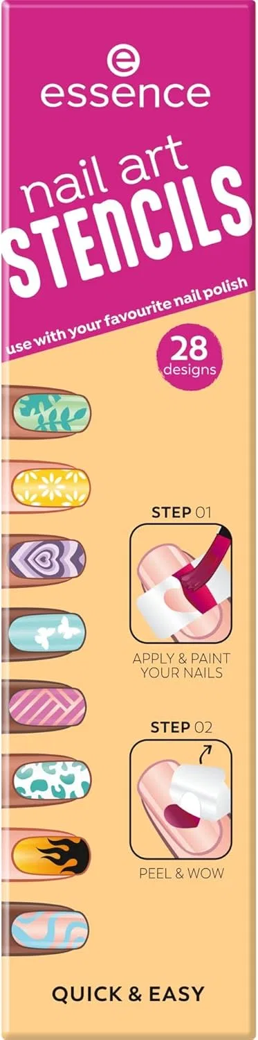 Трафареты для нейл-арта essence Nail Art STENCILS, 28 шт. Essence — фото 2
