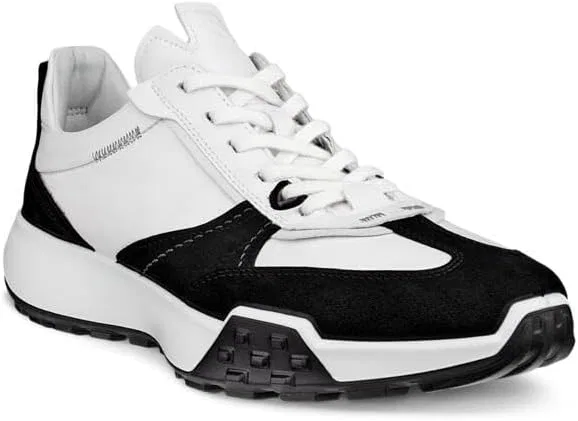 ECCO Herren Retro SneakerКроссовки, Black White — фото 3