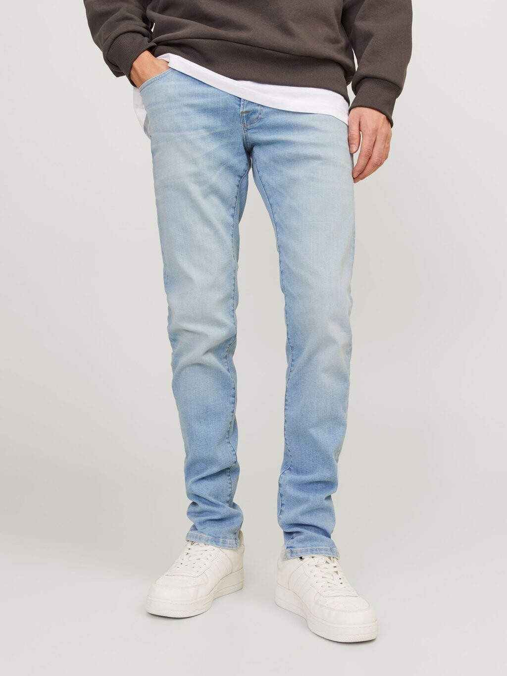 

Джинсы приталенного кроя Jjiglenn Jjicon Jack & Jones, цвет blue denim