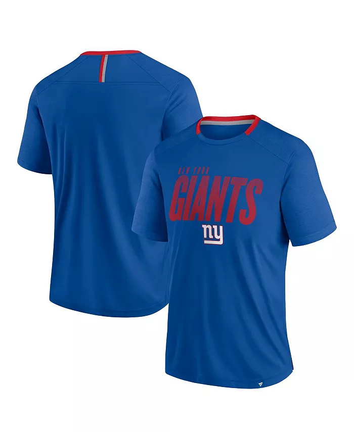 

Мужская футболка Royal New York Giants Defender Fade Slant Fanatics