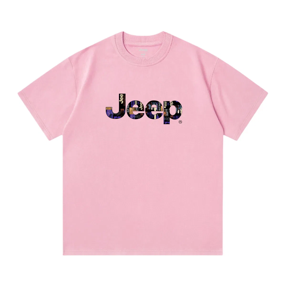Футболка детская с круглым вырезом Jeep Sky Pink
