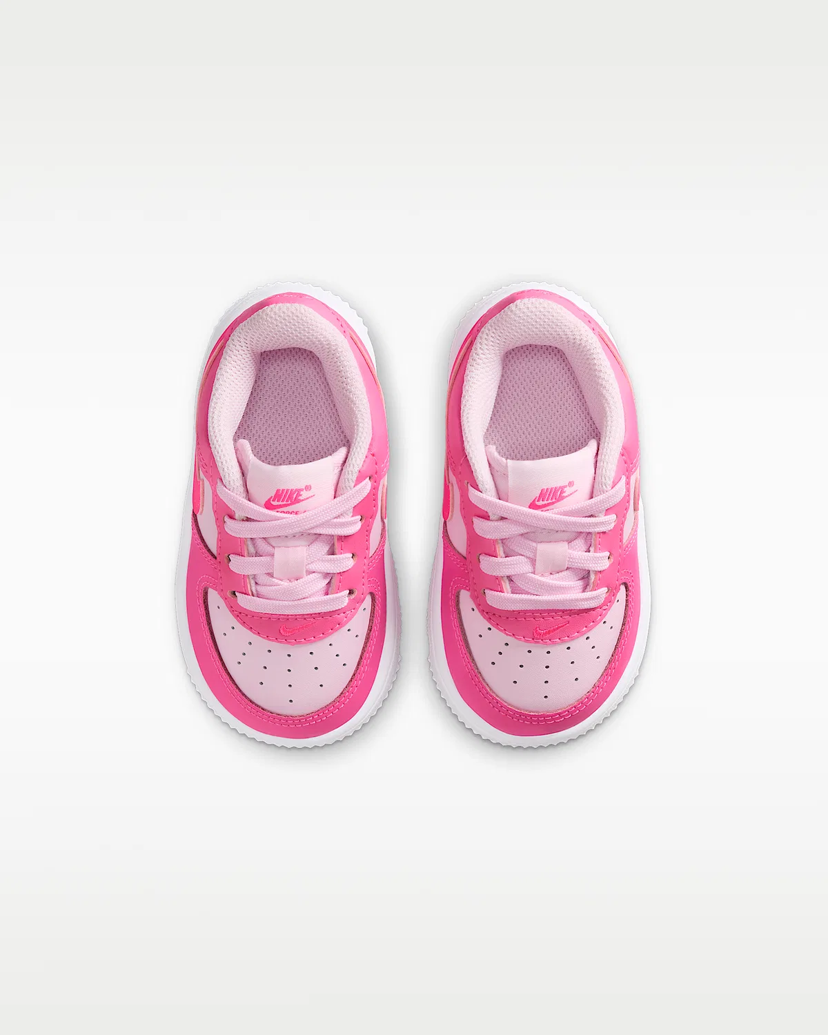Кроссовки Nike Force 1 Low для малышей, Pinksicle/Pink Foam/White/Hyper Pink — фото 4
