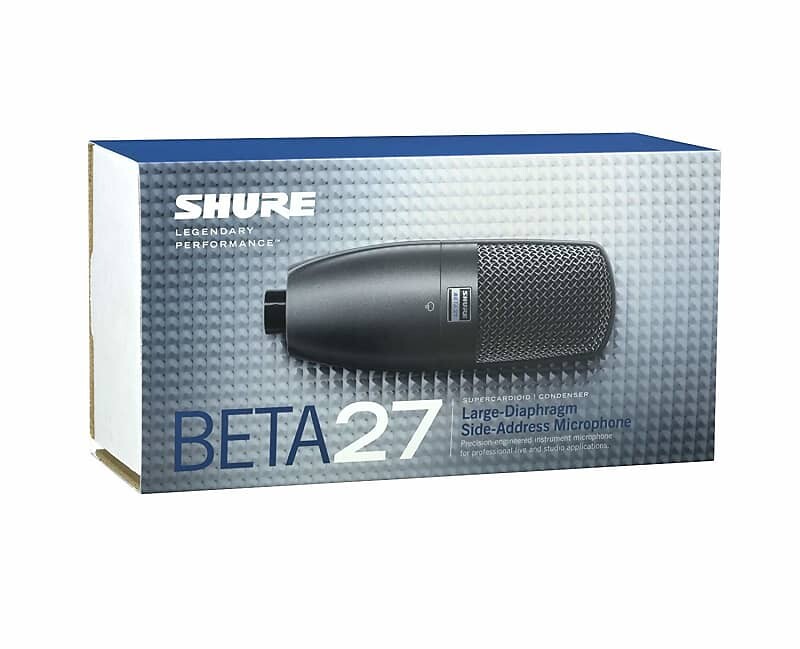 

Микрофон Shure BETA 27 Supercardioid Condenser Microphone