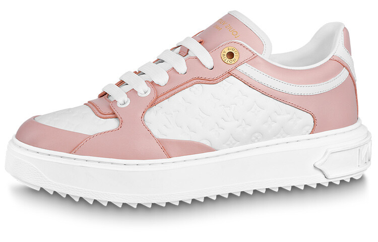 

Кроссовки LOUIS VUITTON Time Out Sneakers 'White Mini Monogram Pink' Women's