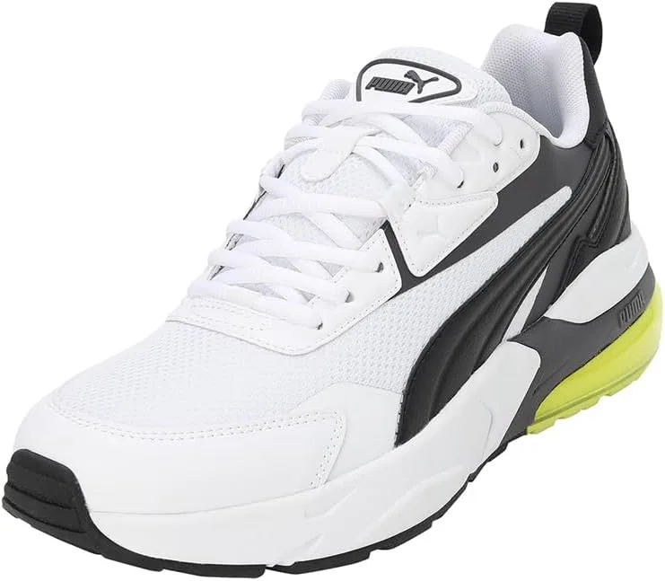 Кроссовки PUMA Unisex Adult Vis2K, Puma White Black Yellow White Puma Black Yellow