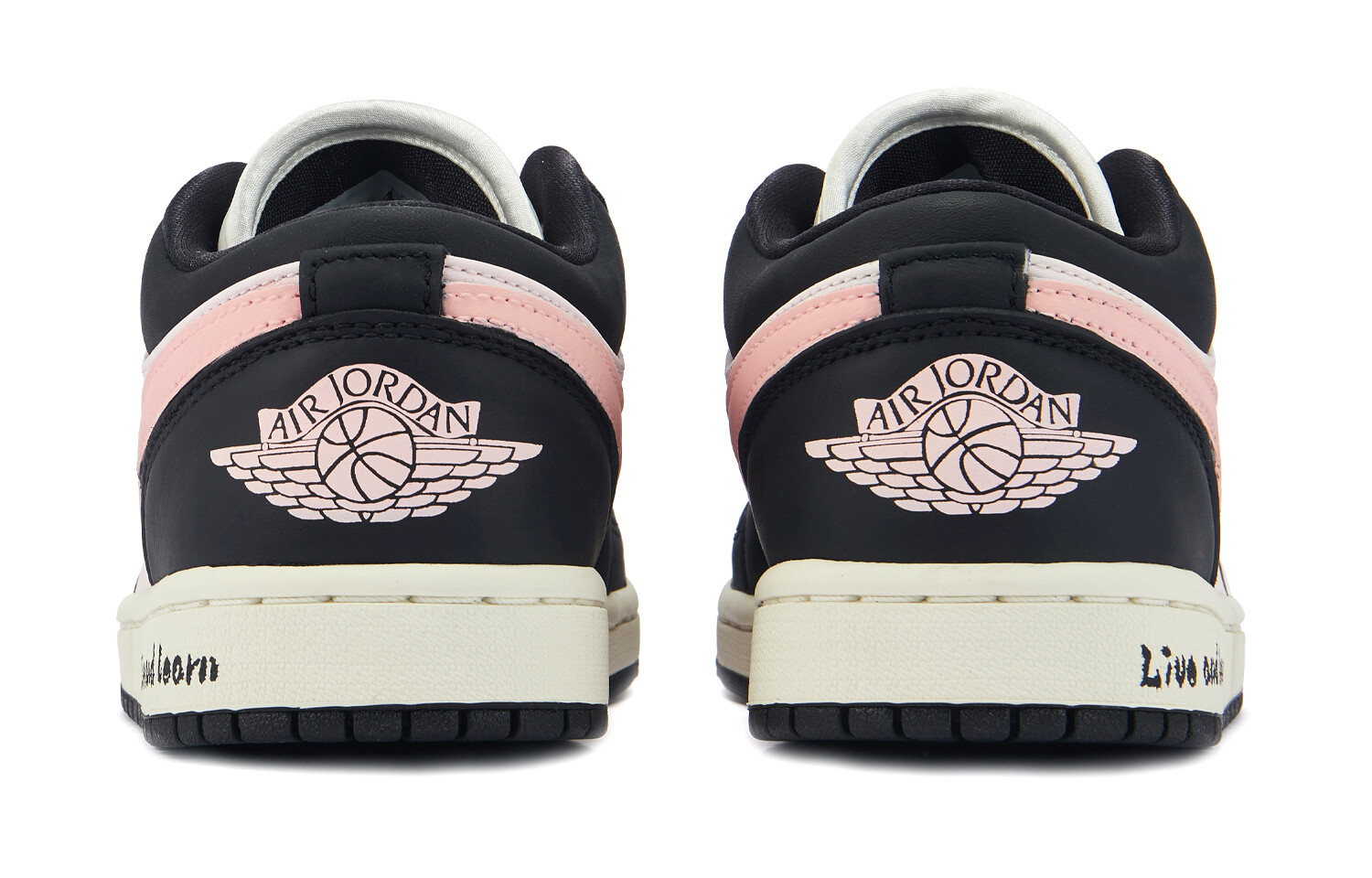 Кроссовки Air Jordan 1 Vintage Basketball Shoes Women's Low-Top Pink, розовый — фото 4