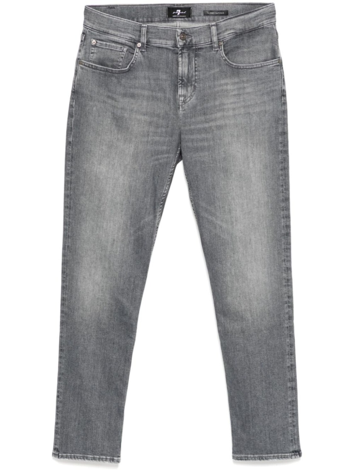 

7 For All Mankind зауженные джинсы Slimmy, серый