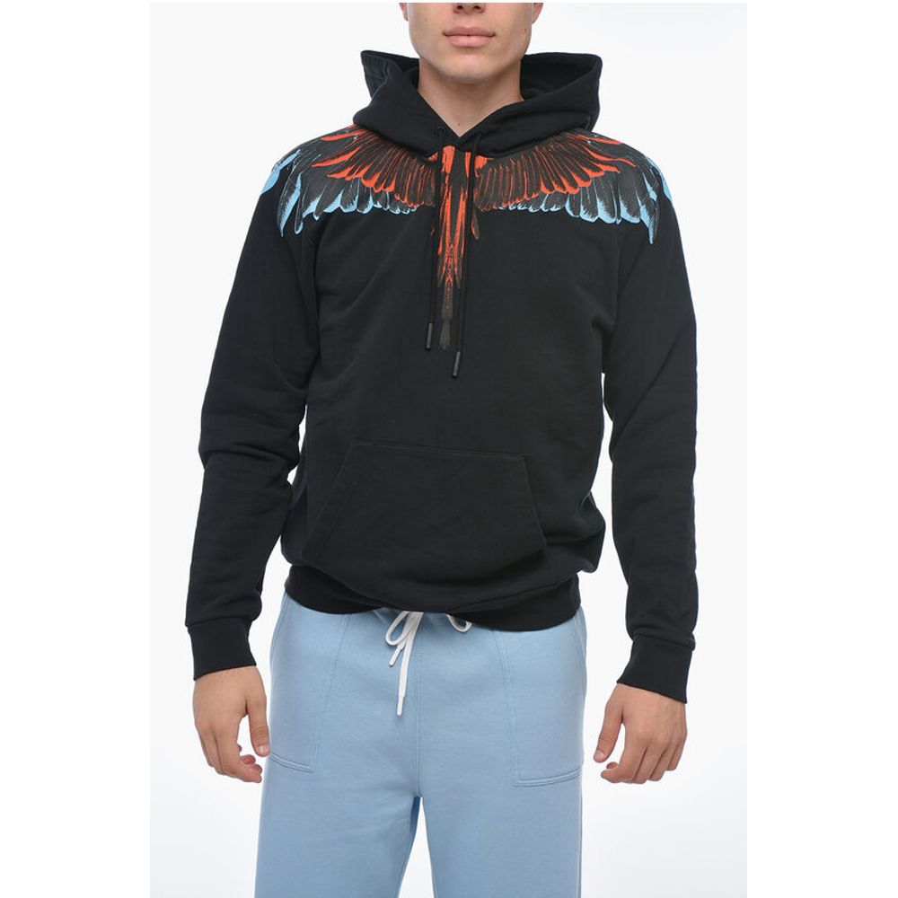 

Толстовка с принтом ICON WINGS Marcelo Burlon, Black