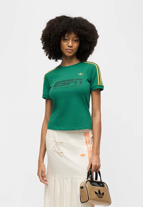 Футболка с принтом Adidas Originals, Bold Green — фото 4