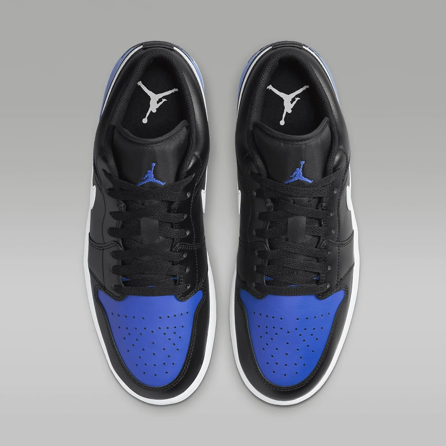 Мужские баскетбольные кроссовки Nike Air Jordan 1 Low, белый/черный — фото 4
