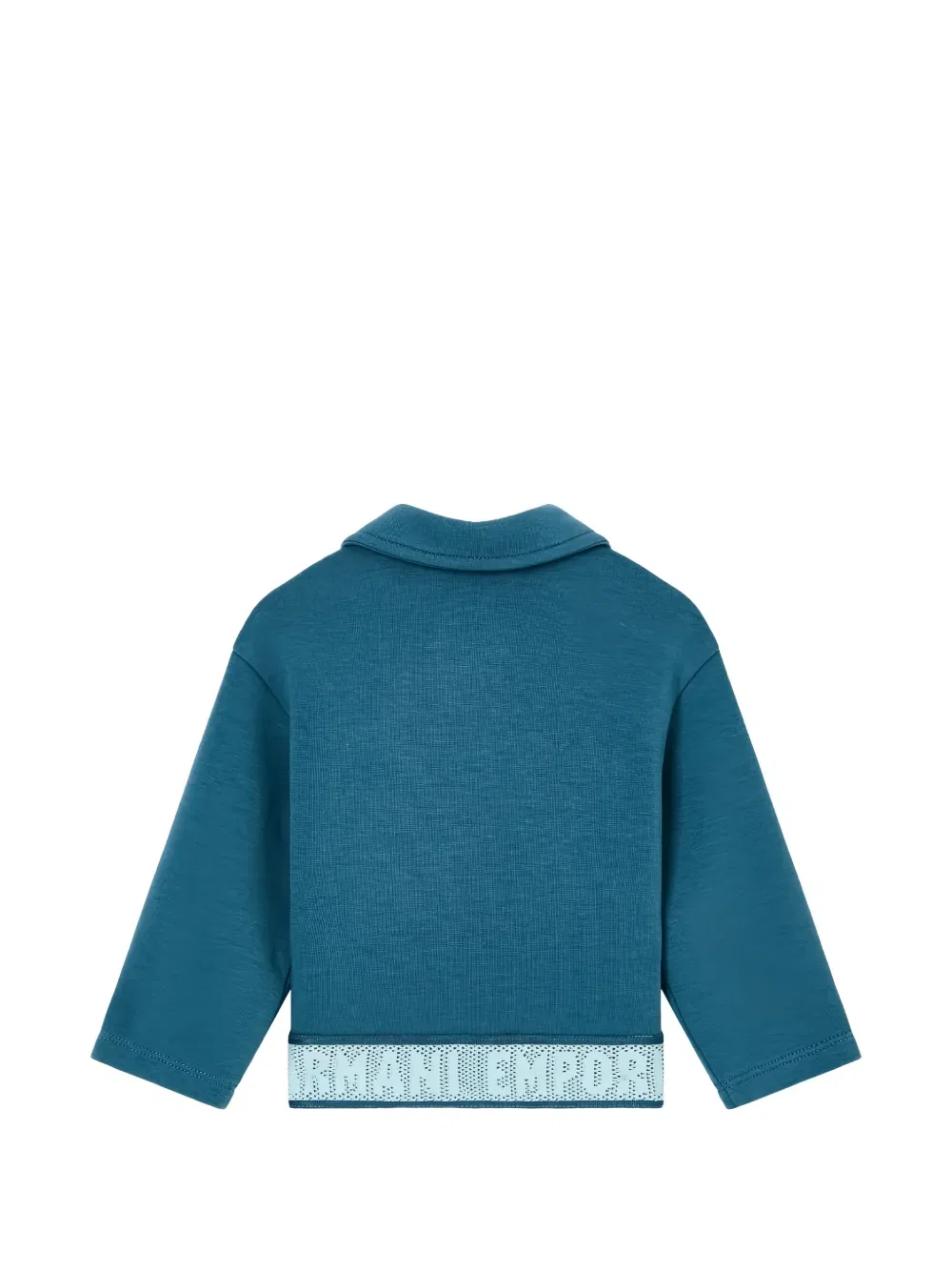 Куртка с нашивкой на молнии Emporio Armani Kids, синий — фото 2