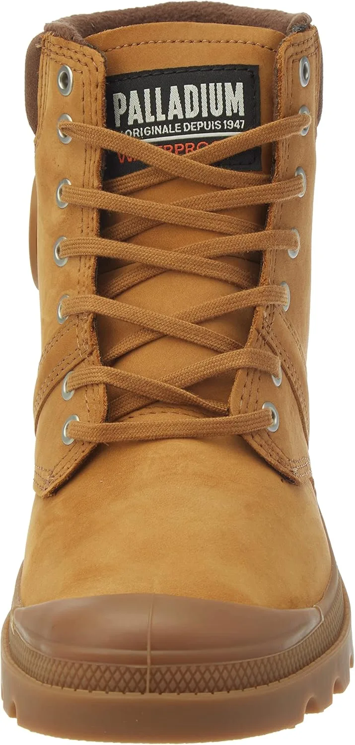 Ботинки Palladium Unisex Pallabrousse Cuff Wp+ для активного отдыха, желтый — фото 2