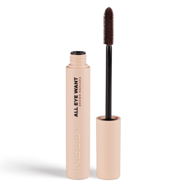 

Коричневая тушь для ресниц, 8,5 мл Inglot All eye want