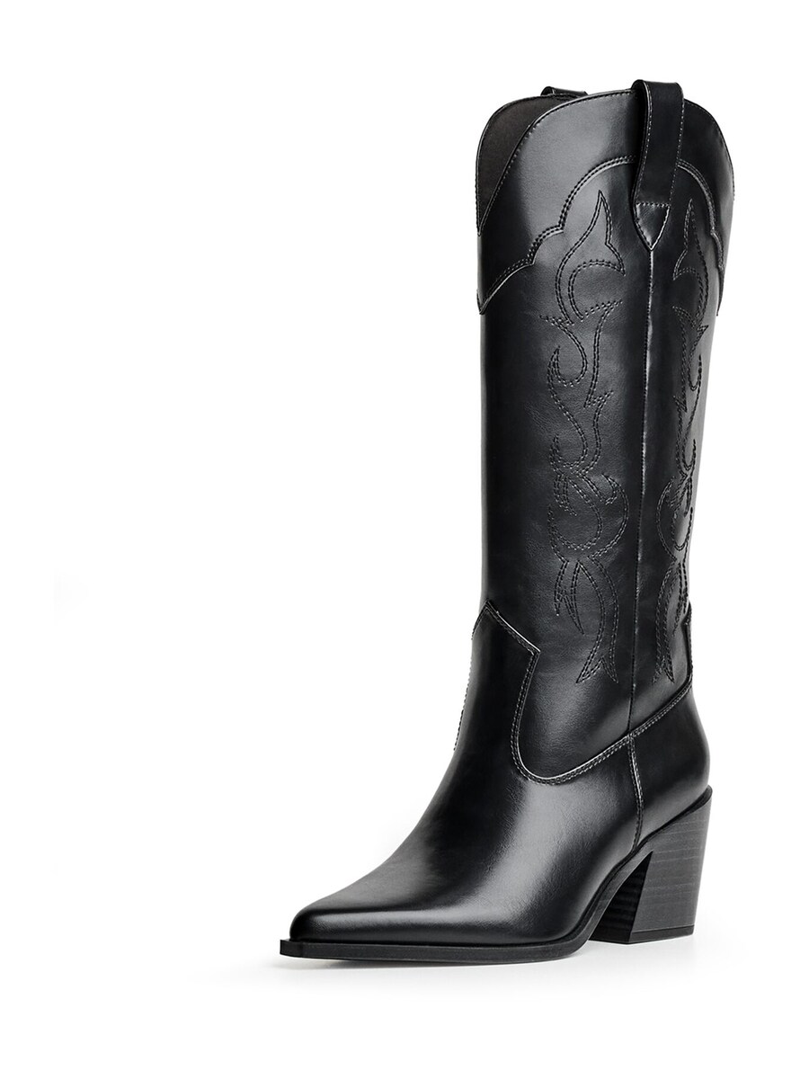 Ковбойские сапоги Bershka BOTA, Black