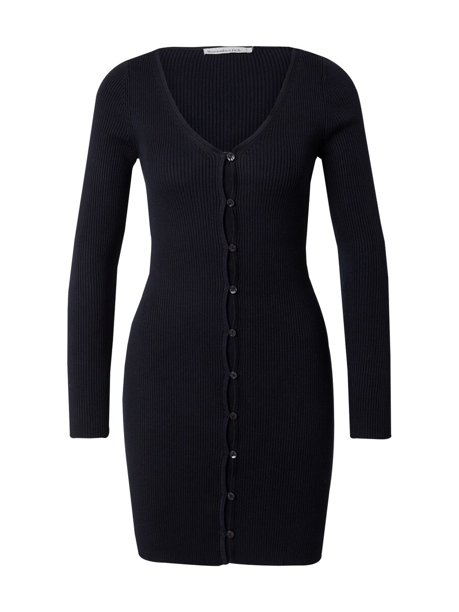 

Вязаное платье Abercrombie & Fitch Knitted dress, черный