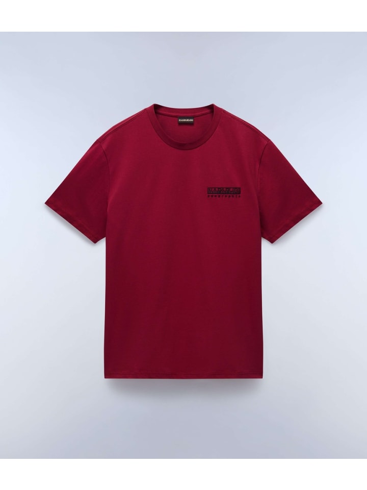 

Футболка S-Vignoni Back Ss красного цвета Napapijri