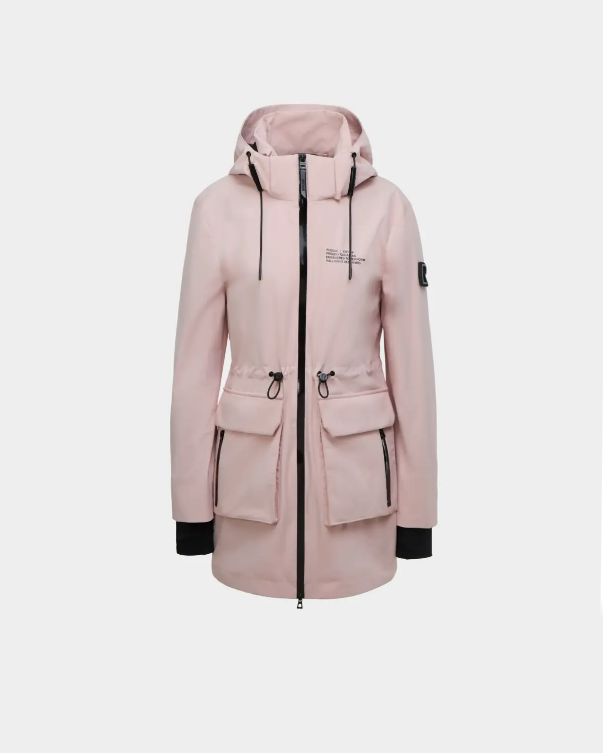 

Женская дождевая куртка Reema средней длины Rudsak, розовый