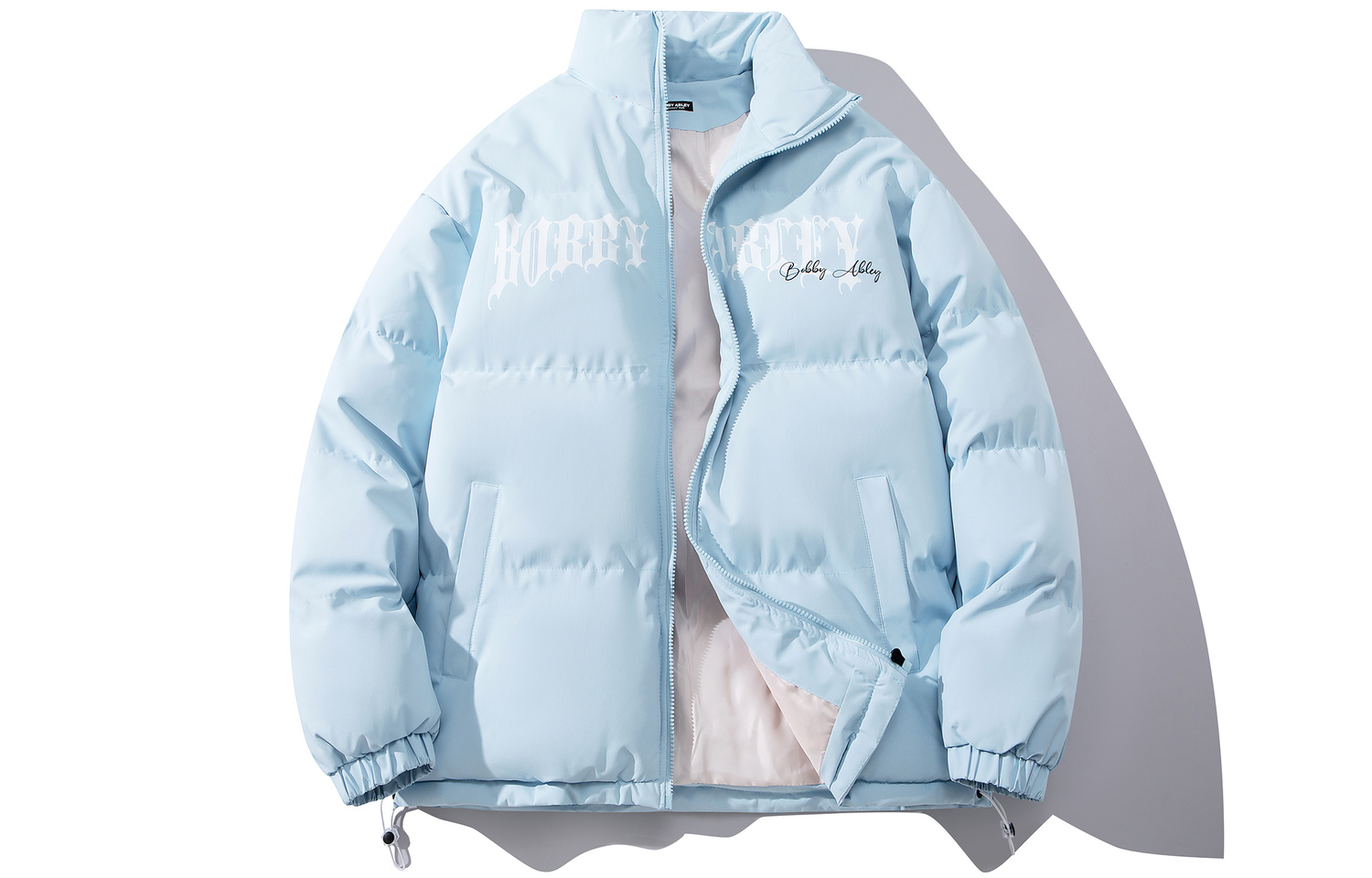 

BOBBY ABLEY Пуховик унисекс, Light Blue