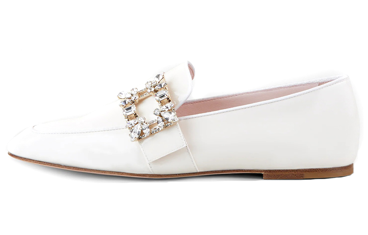 Roger Vivier Повседневные однобортные туфли женские белые