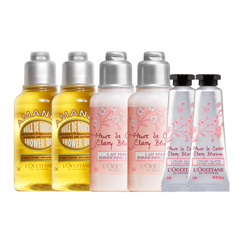 Наборы для ухода Unisex LOCCITANE, [Stock Up]Body Oil*3 + Cherry Blossom Moisturizer*3 + Cherry Blossom Hand Cream*3 — фото 3