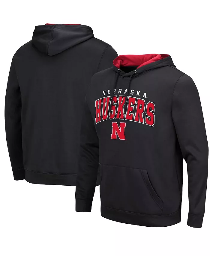 

Мужская толстовка с капюшоном Nebraska Huskers Resistance Colosseum, черный