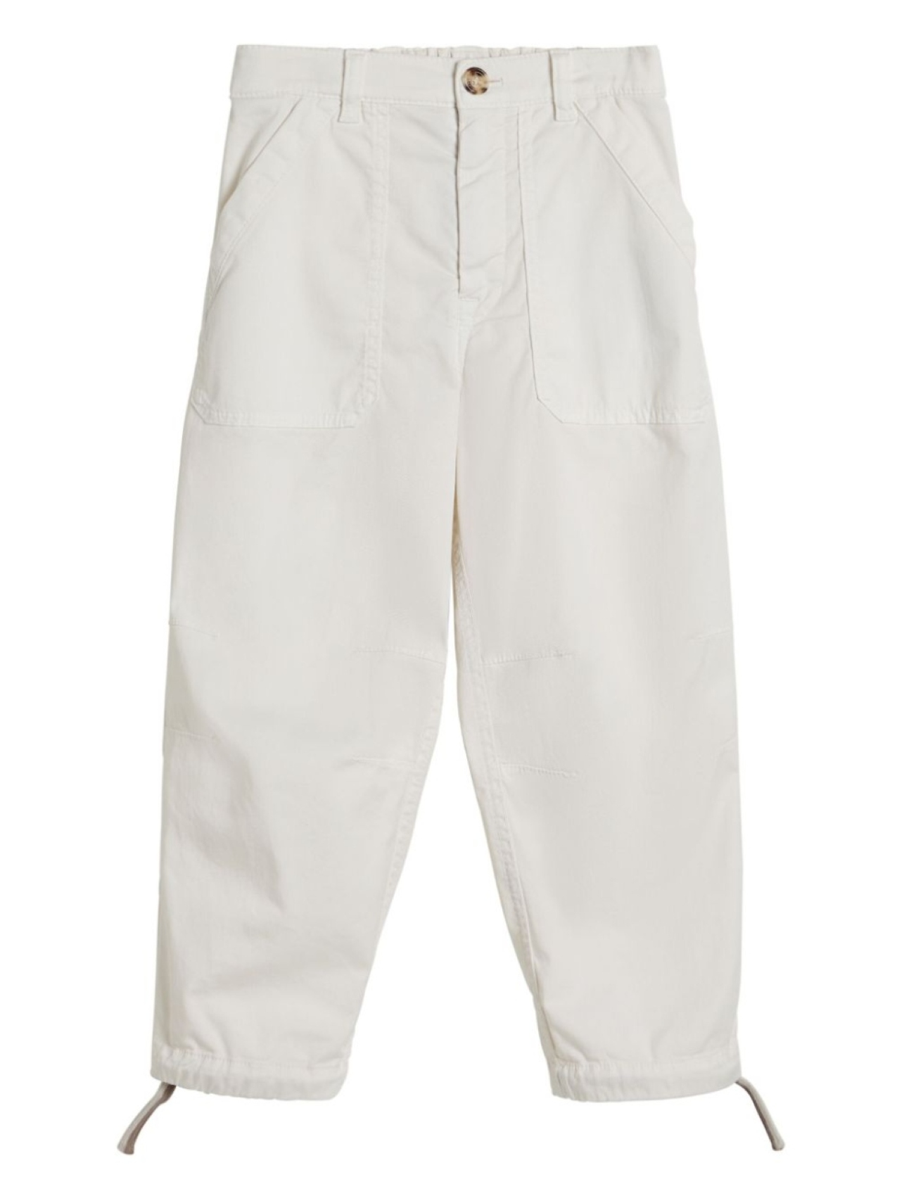

Brunello Cucinelli Kids брюки Utility, белый