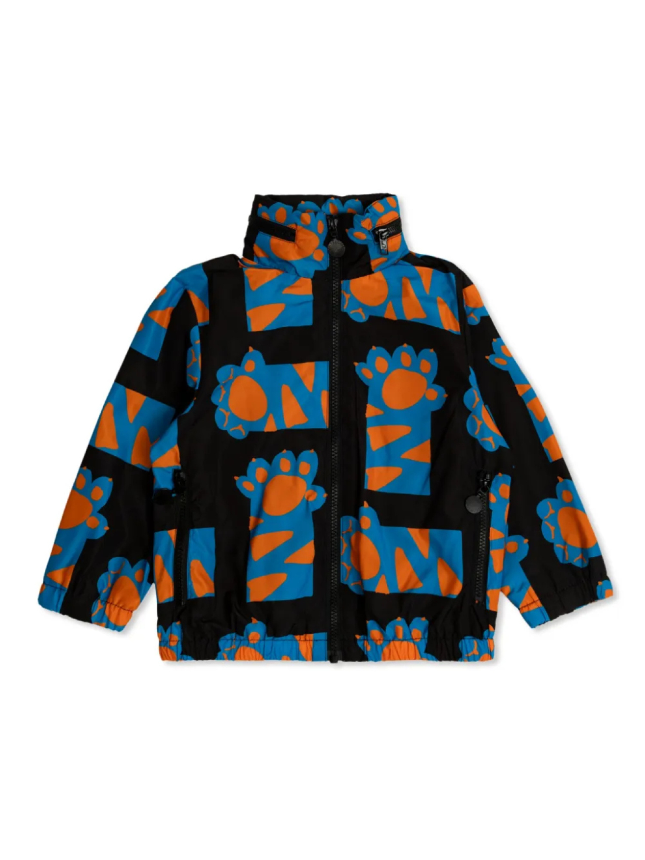 

Куртка с принтом лапы Stella McCartney Kids, черный