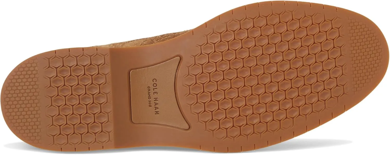 Мужские оксфорды Cole Haan Morse Grand Wingtip, золотой/серебряный — фото 4
