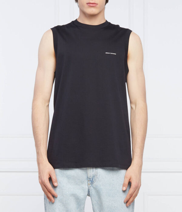

Майка мужская Armani Exchange хлопковая, синий