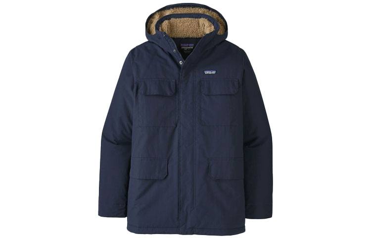 

Patagonia Истмус худи с молнией парка, Blue/NENA