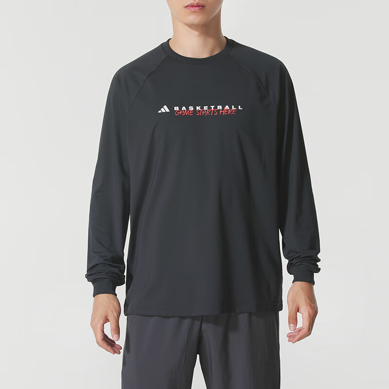 Футболка баскетбольная мужская Adidas, черный — фото 4