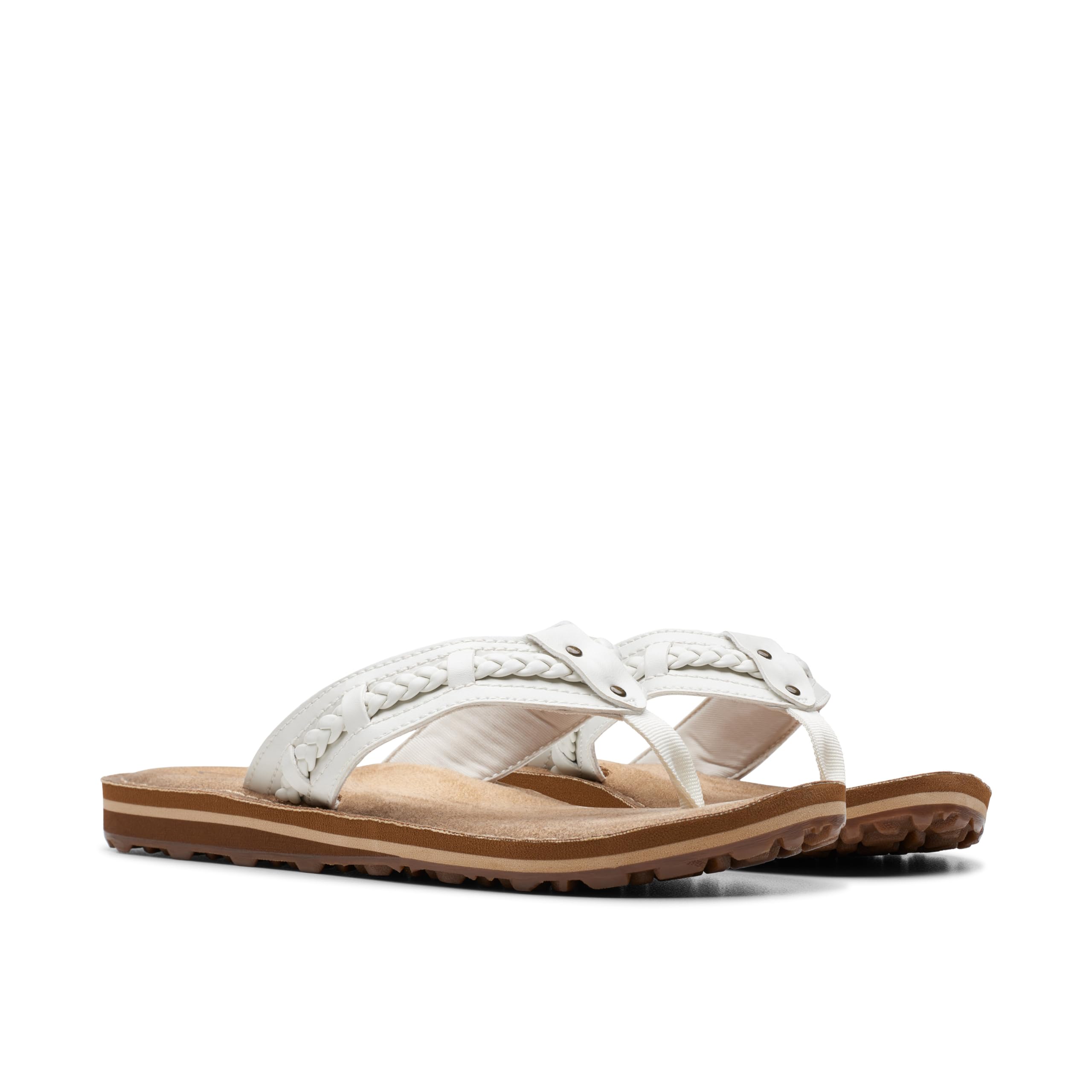 Сандалии Clarks Fenner Nerice, цвет Off-White Synthetic