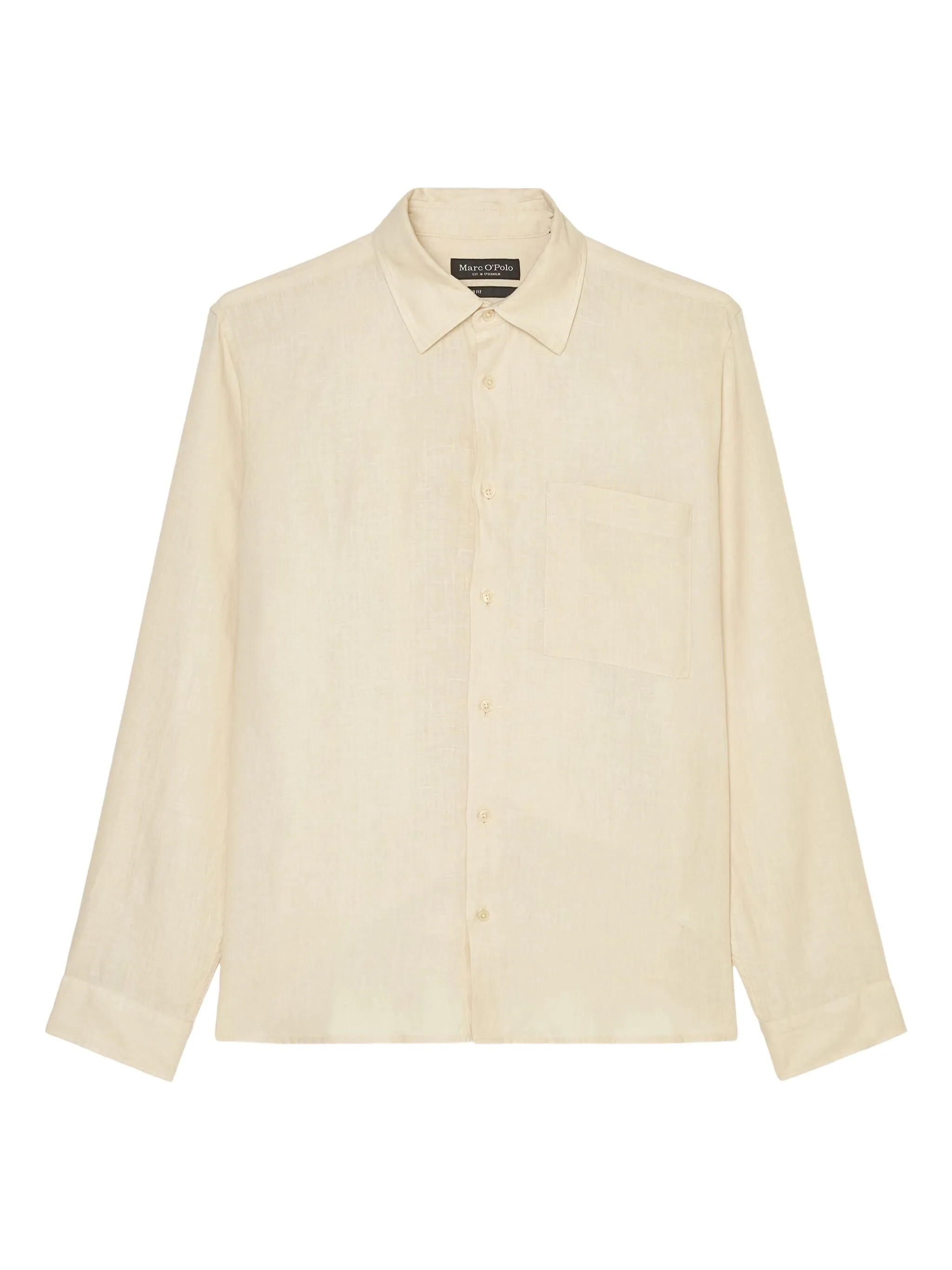 

Рубашка с накладным карманом Marc O'Polo, кремовый