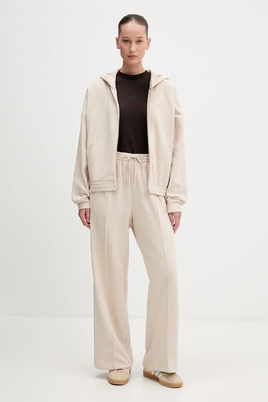 

Энергичный спортивный костюм Adidas, бежевый