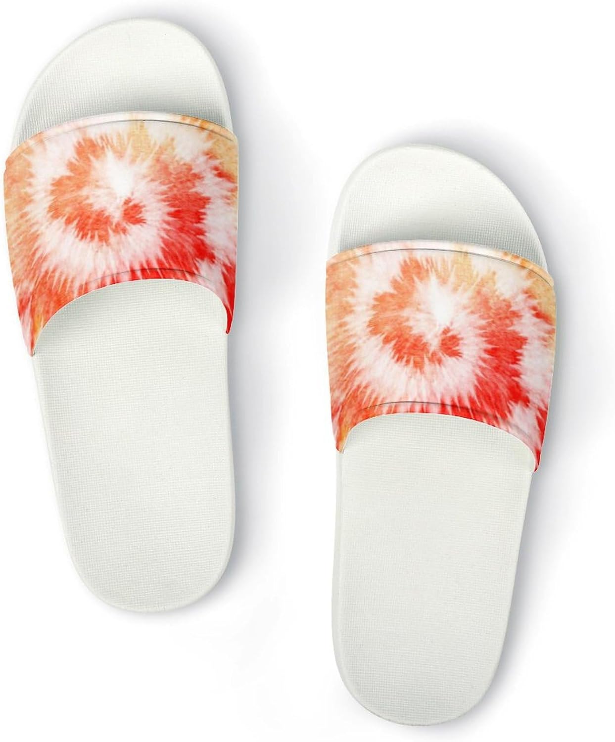 

Разноцветные тапочки с эффектом тай-дай, мужские и женские шлепанцы, сандалии на липучке, тапочки для улицы, пляжа и дома Csqdfbhd