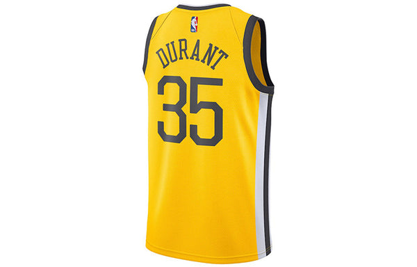 Спортивная футболка nba limited jersey sw fan edition golden state warriors durant yellow Nike, желтый — фото 2