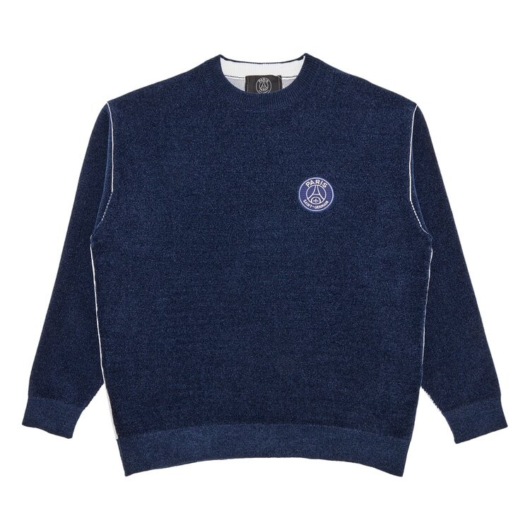 

Пуловер Paris Saint-Germain x EDIFICE Japan Melange Knit Pullover, синий