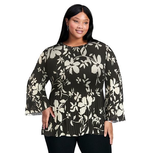 

Блузка Jay Pleat plus size Avenue, Silhouette Bloom