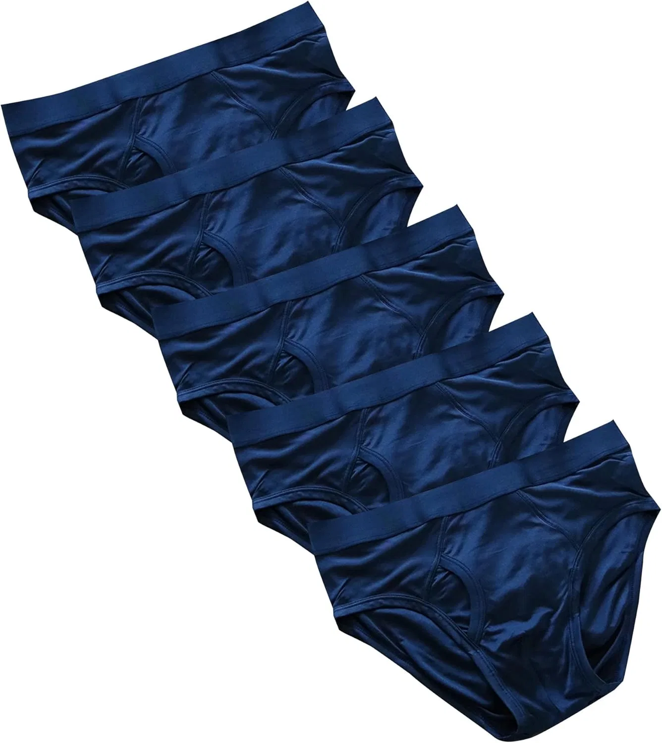 Трусы брифы, Cotton Stretch, синий 5шт