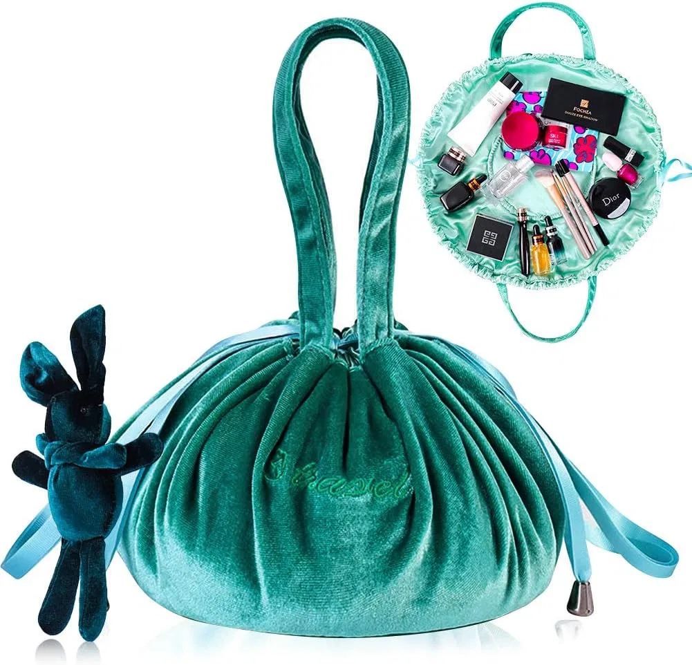 Женская косметичка на шнурке Tyuodna, Dark Green