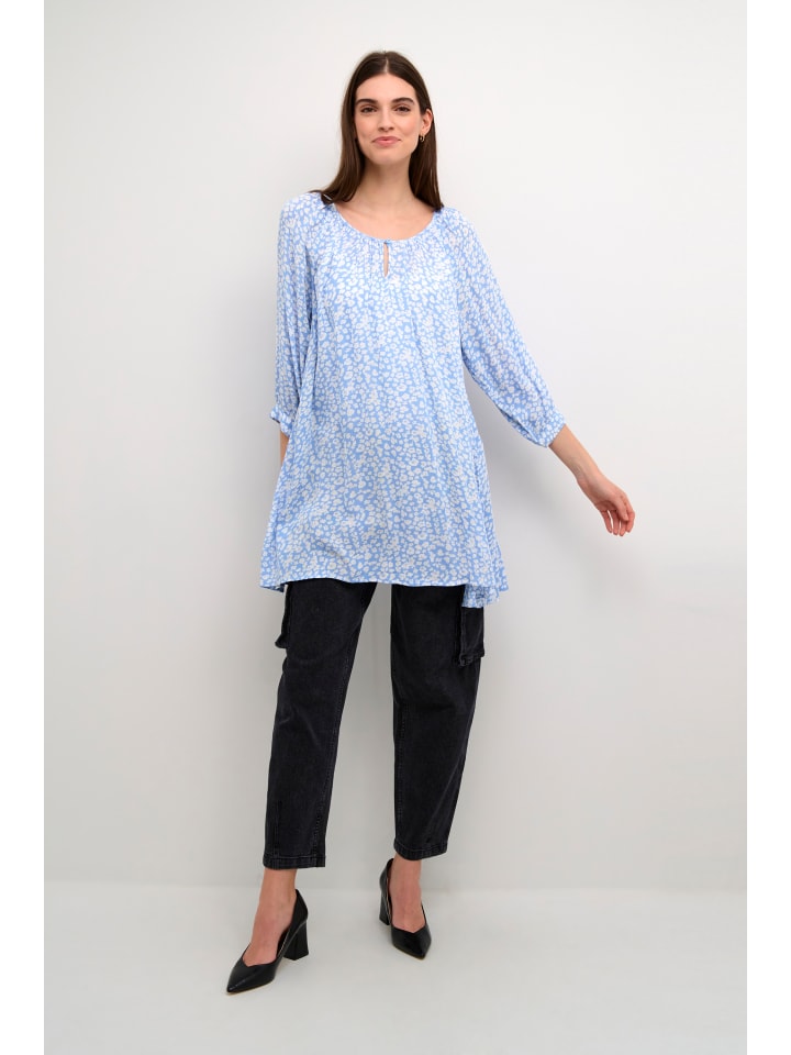 

Туника Kaffe, цвет vista blue/chalk flower